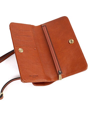 Funda para teléfono con cartera - 1 compartimento - Detener RFID - Cuero ONDINE