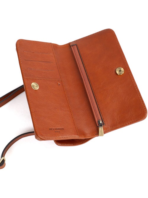 Funda para teléfono con cartera - 1 compartimento - detener rfid - cuero ondine hexagona - Kiabi