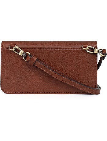 Funda para teléfono con cartera - 1 compartimento - Detener RFID - Cuero ONDINE
