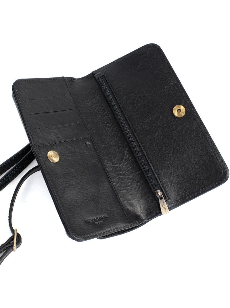 Funda para teléfono con cartera - 1 compartimento - Detener RFID - Cuero ONDINE Negro - Kiabi