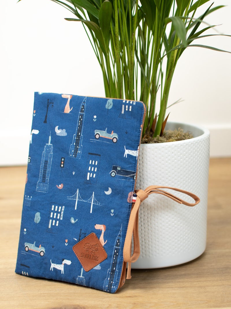 Funda personalizable para cartilla de salud | SEVIRA KIDS Azul - Kiabi