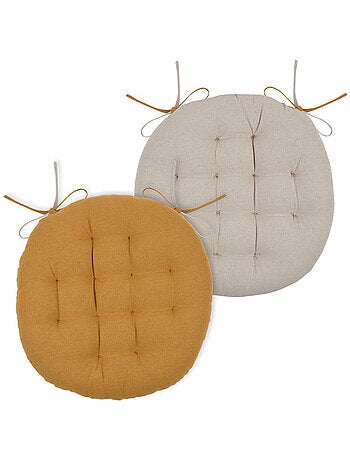 Funda redonda bicolor para silla