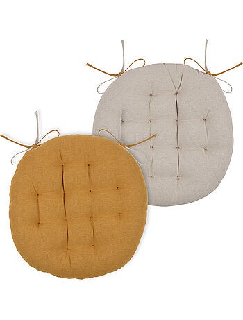 Funda redonda bicolor para silla