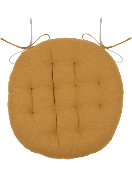 Funda redonda bicolor para silla - Kiabi