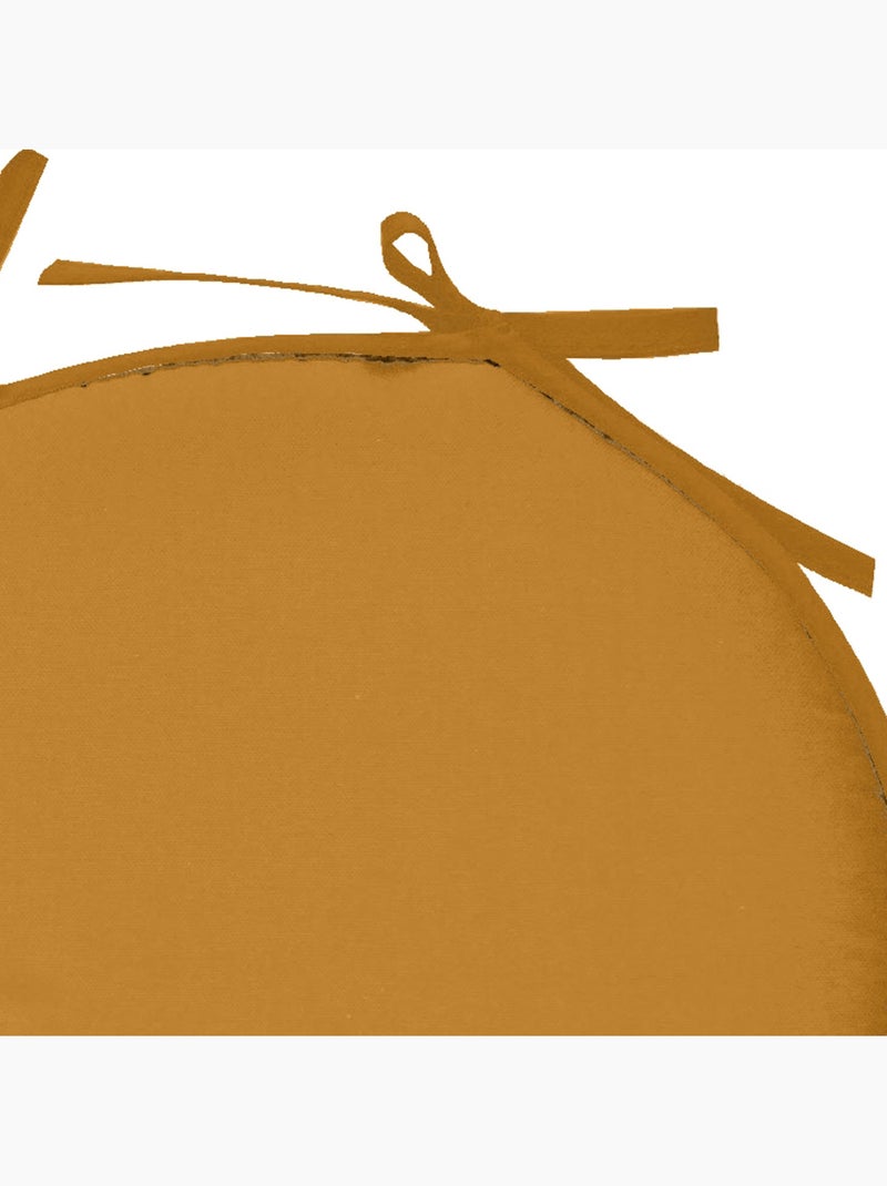 Funda redonda para silla en varios colores Amarillo dorado - Kiabi