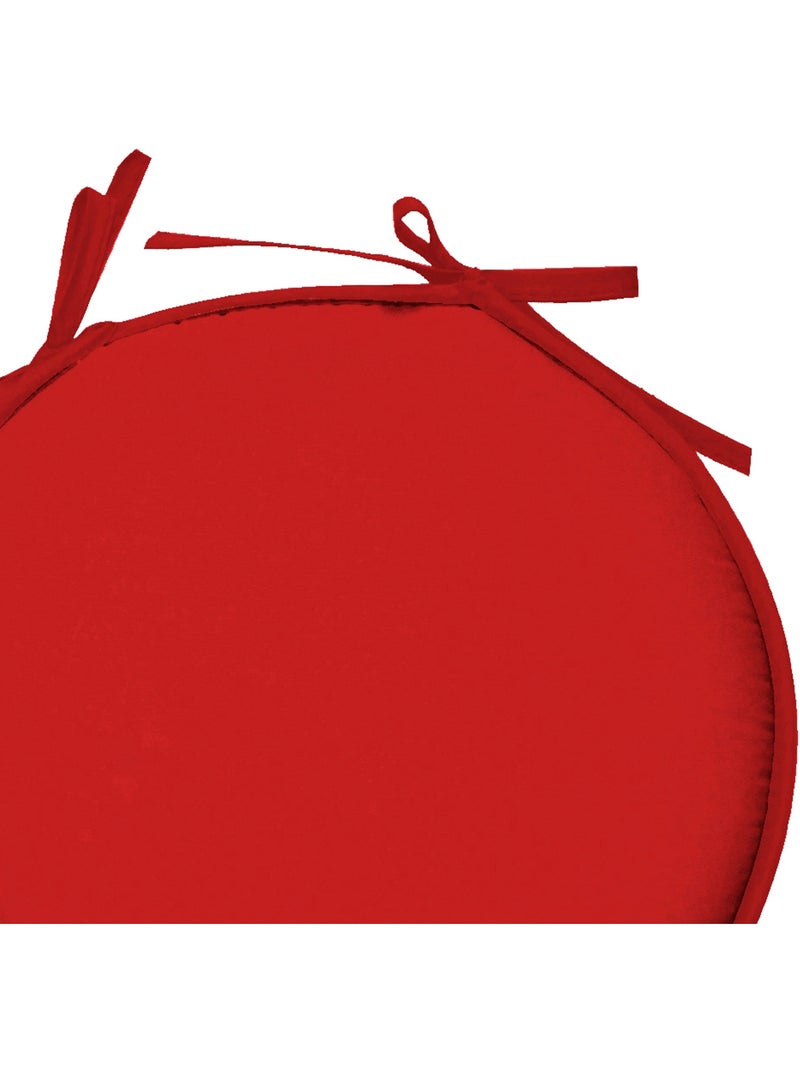 Funda redonda para silla en varios colores Rojo - Kiabi