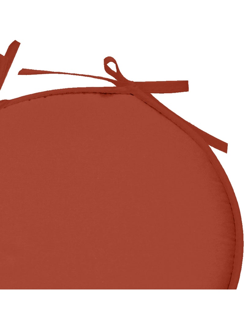 Funda redonda para silla en varios colores Terracota - Kiabi