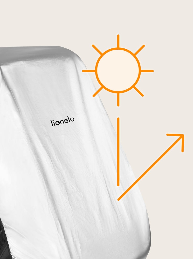 Funda térmica para asiento de coche LIONELO - UPF 50+ Plata - Kiabi