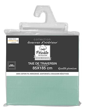 Fundas de almohada cilíndrica de Algodón Percal LIA PROMO LINGE