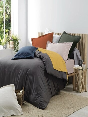 Fundas de almohada cilíndrica de Algodón Percal LIA PROMO LINGE