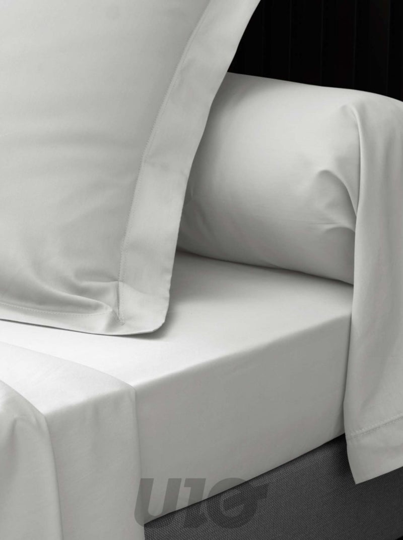 Fundas de almohada cilíndrica de Algodón Percal Percale Douceur d'Intérieur Blanco - Kiabi