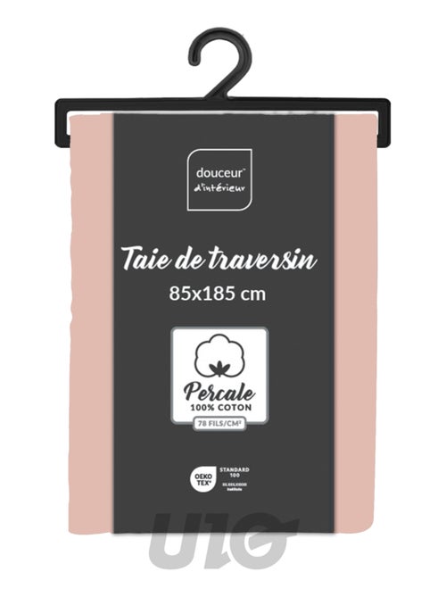 Fundas de almohada cilíndrica de Algodón Percal Percale Douceur d'Intérieur - Kiabi