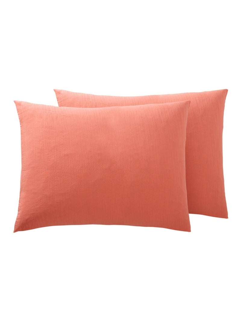 Fundas de almohada de Algodón Alia PROMO LINGE Rosa - Kiabi