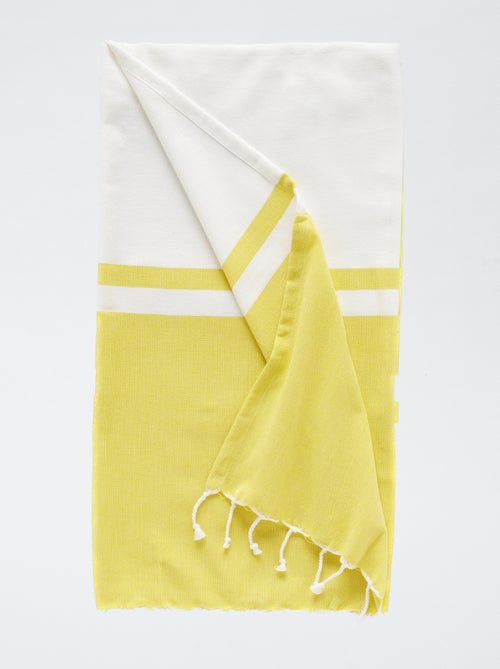 Futa con flecos (100 x 190 cm) - Kiabi