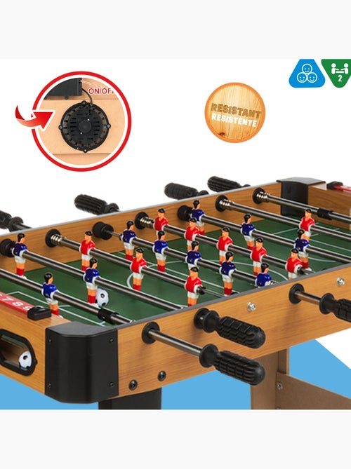Futbolín de madera con patas 91x46x65 cm cb games - Kiabi