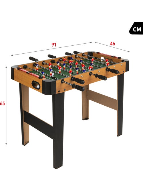 Futbolín de madera con patas 91x46x65 cm cb games - Kiabi