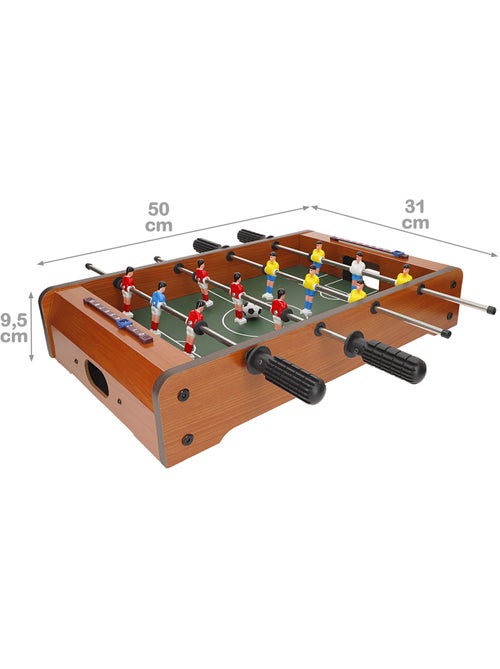Futbolín de madera sobremesa 30x51x11 cm cb games - Kiabi