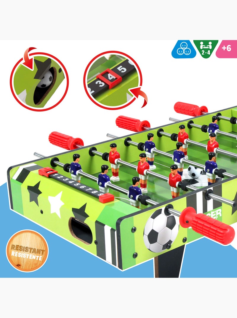 Futbolín de mesa madera 60x32x14 cm cb games N/D - Kiabi
