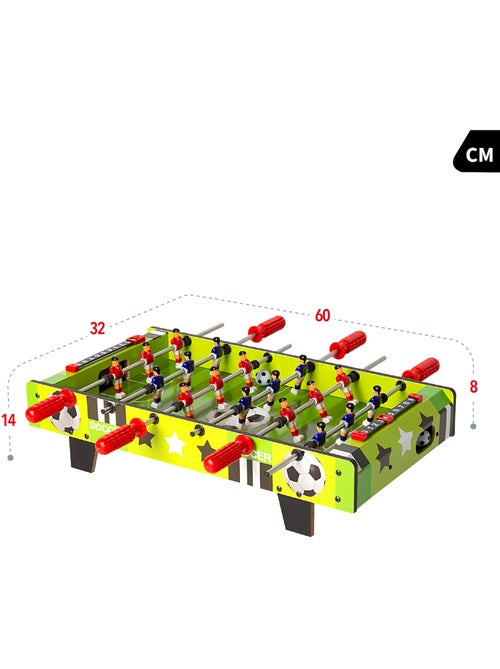 Futbolín de mesa madera 60x32x14 cm cb games - Kiabi