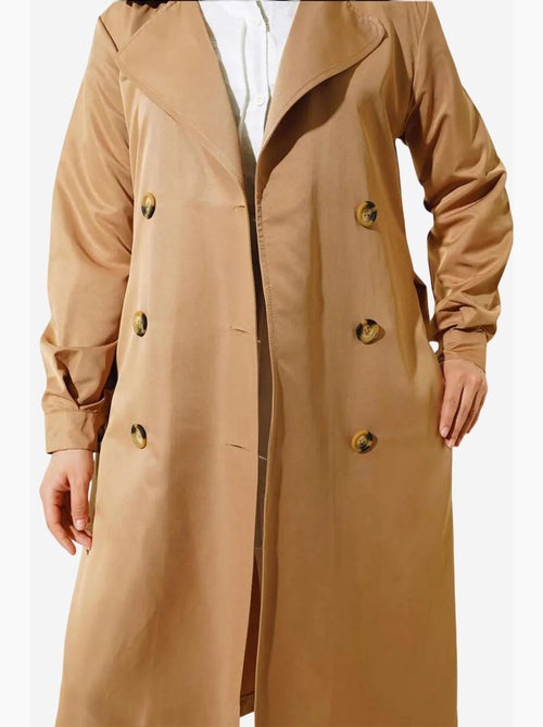 Gabardina con cuello cruzado bdart - Kiabi Gabardina con cuello cruzado bdart - Kiabi