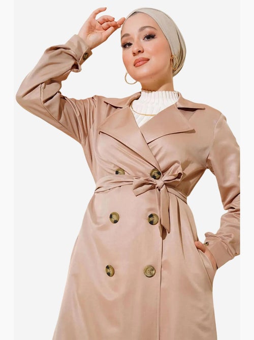 Gabardina con cuello cruzado bdart - Kiabi Gabardina con cuello cruzado bdart - Kiabi