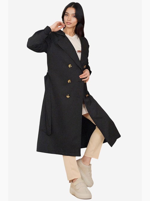Gabardina con cuello cruzado bdart - Kiabi Gabardina con cuello cruzado bdart - Kiabi