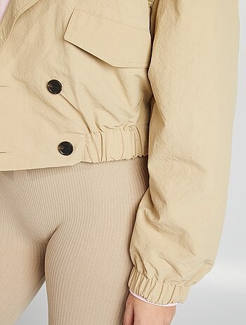 Gabardina corta - corte cropped