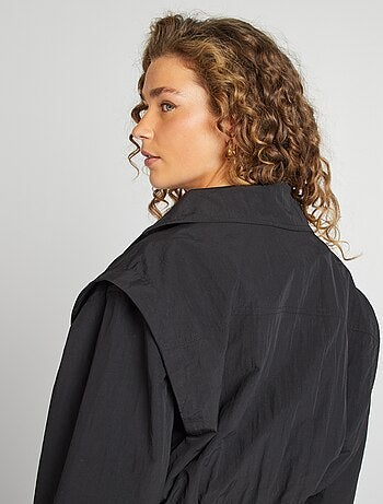 Gabardina corta - corte cropped