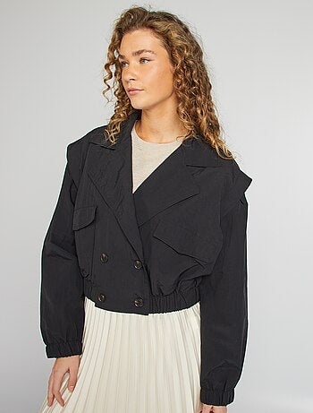 Gabardina corta - corte cropped