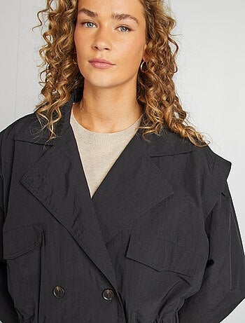 Gabardina corta - corte cropped