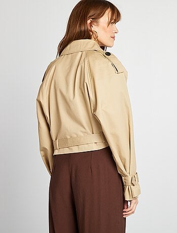Gabardina corta