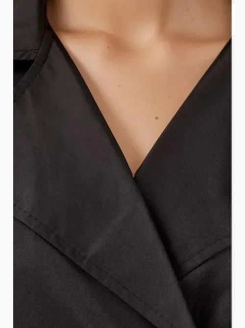 Gabardina corta cruzada bdart - Kiabi Gabardina corta cruzada bdart - Kiabi