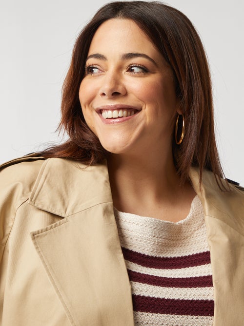 Gabardina corta impermeable - Kiabi