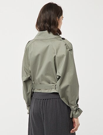Gabardina corta