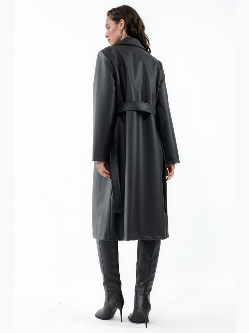 Gabardina de mujer hiccup Negro - Kiabi