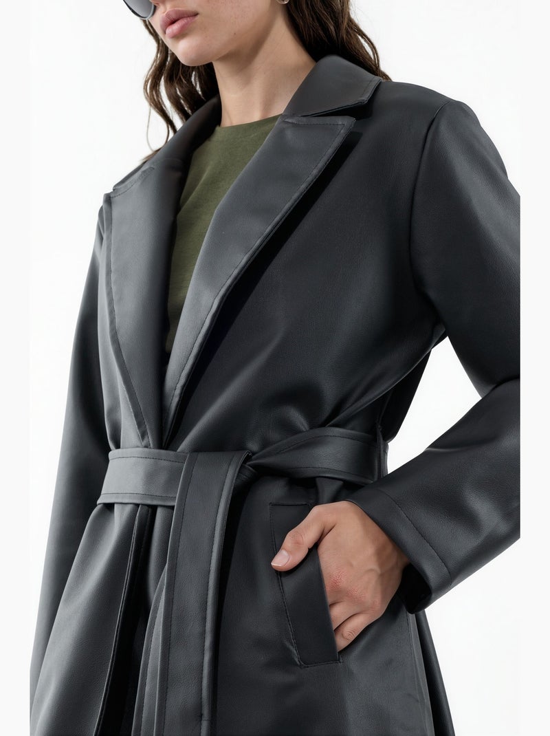 Gabardina de mujer hiccup Negro - Kiabi