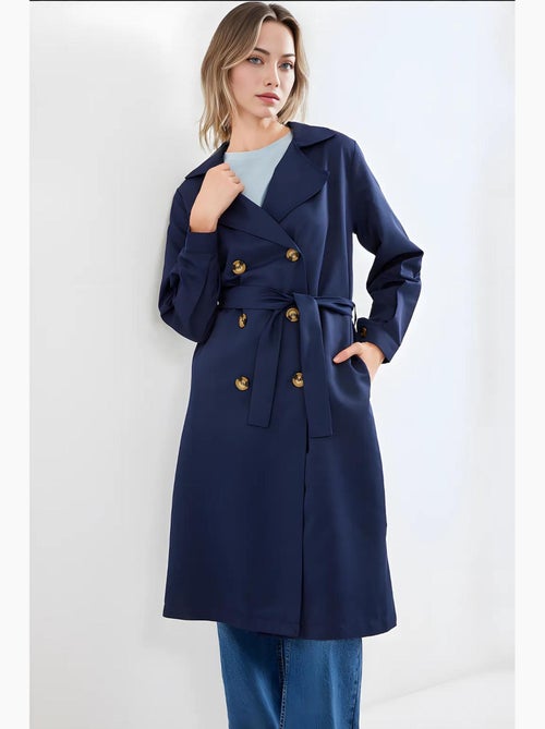 Gabardina larga con cinturón bdart - Kiabi Gabardina larga con cinturón bdart - Kiabi