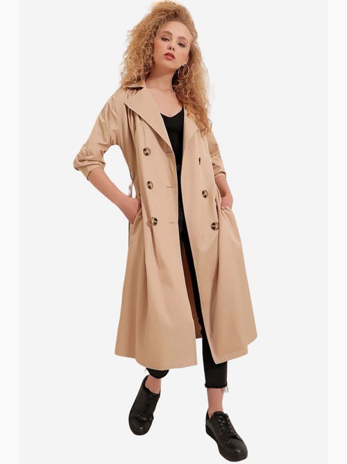 Gabardina larga con cinturón bdart - Kiabi Gabardina larga con cinturón bdart - Kiabi