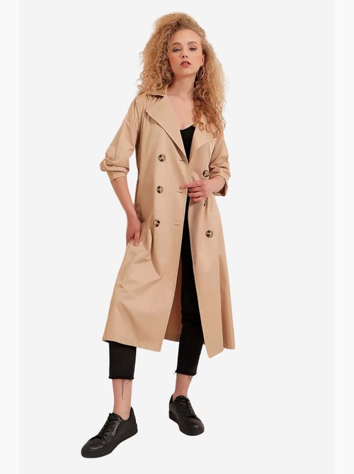 Gabardina larga con cinturón bdart - Kiabi Gabardina larga con cinturón bdart - Kiabi