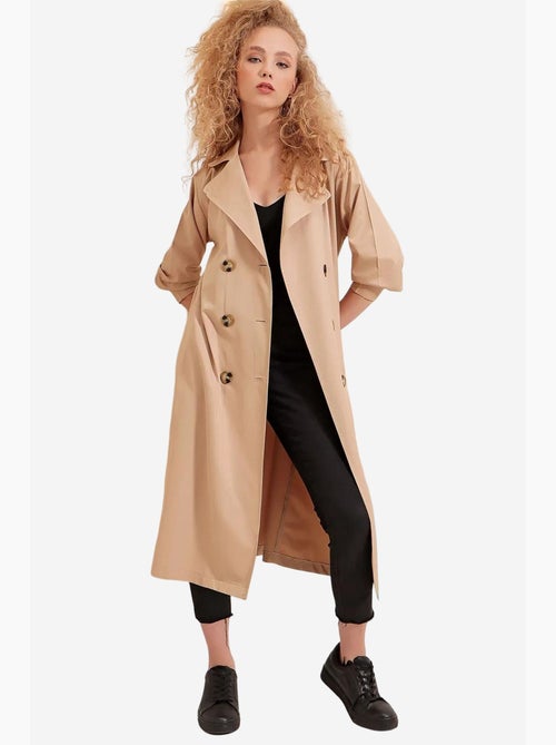 Gabardina larga con cinturón bdart - Kiabi Gabardina larga con cinturón bdart - Kiabi