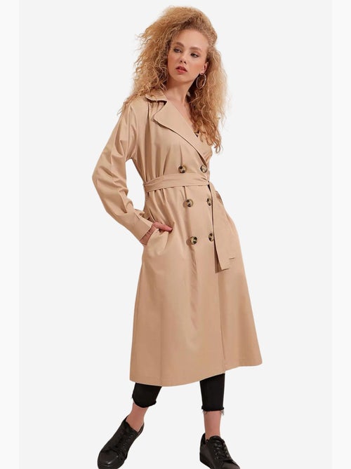 Gabardina larga con cinturón bdart - Kiabi Gabardina larga con cinturón bdart - Kiabi