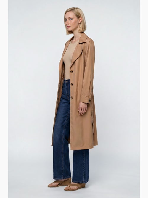 Gabardina larga con cinturón bdart - Kiabi Gabardina larga con cinturón bdart - Kiabi