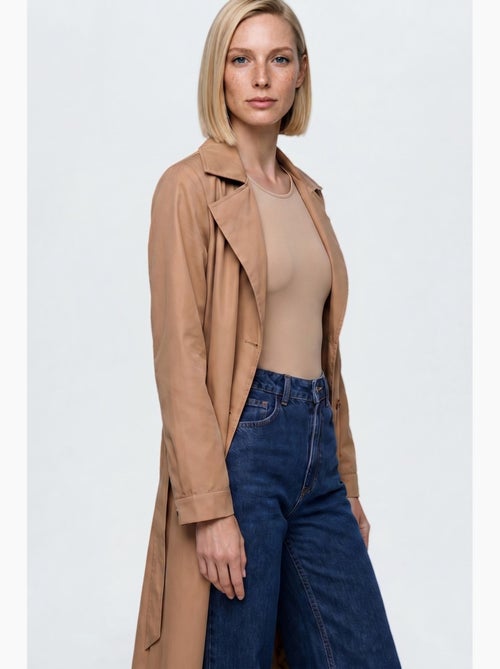 Gabardina larga con cinturón bdart - Kiabi Gabardina larga con cinturón bdart - Kiabi