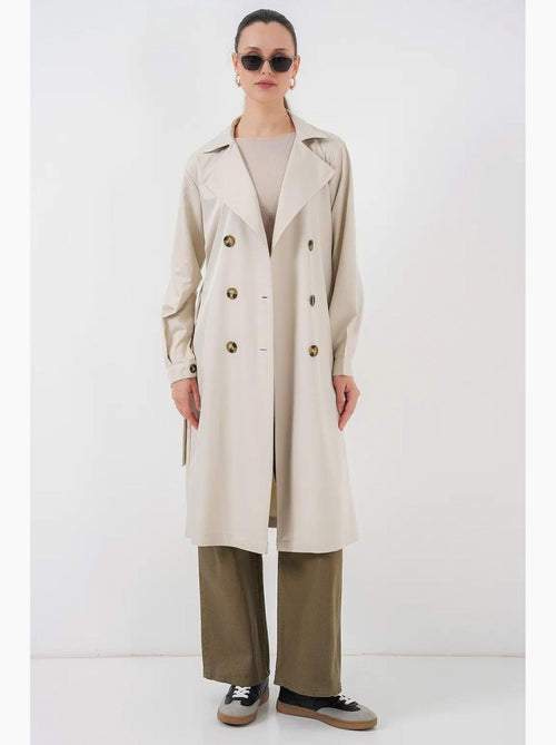Gabardina larga con cinturón bdart - Kiabi Gabardina larga con cinturón bdart - Kiabi