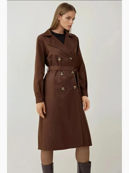 Gabardina larga con cinturón bdart - Kiabi Gabardina larga con cinturón bdart - Kiabi