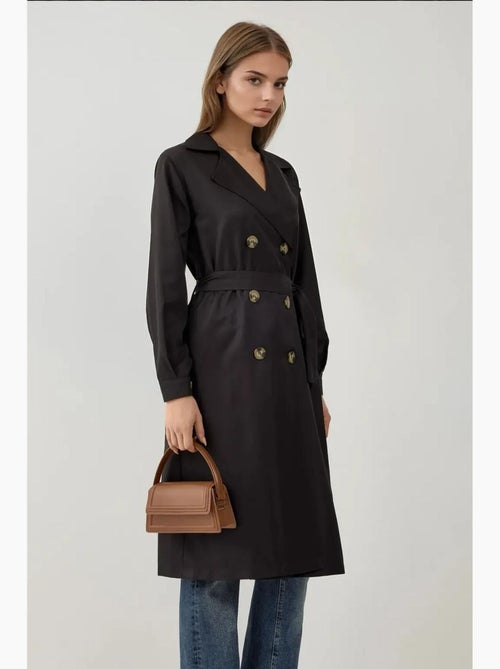 Gabardina larga con cinturón bdart - Kiabi Gabardina larga con cinturón bdart - Kiabi