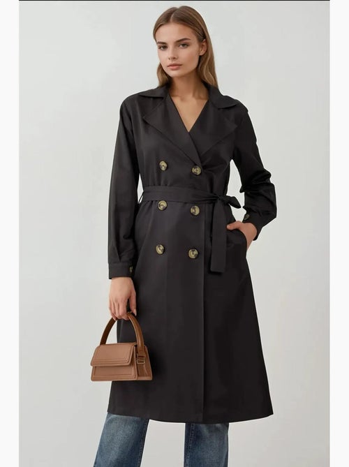 Gabardina larga con cinturón bdart - Kiabi Gabardina larga con cinturón bdart - Kiabi