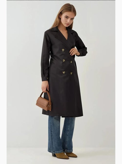 Gabardina larga con cinturón bdart - Kiabi Gabardina larga con cinturón bdart - Kiabi