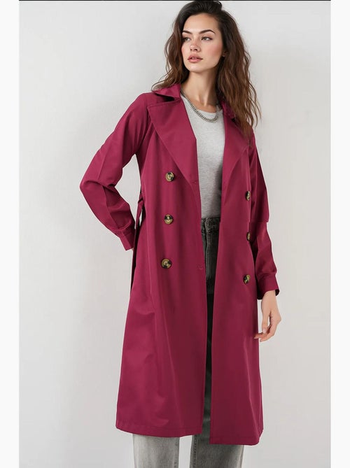 Gabardina larga con cinturón bdart - Kiabi Gabardina larga con cinturón bdart - Kiabi