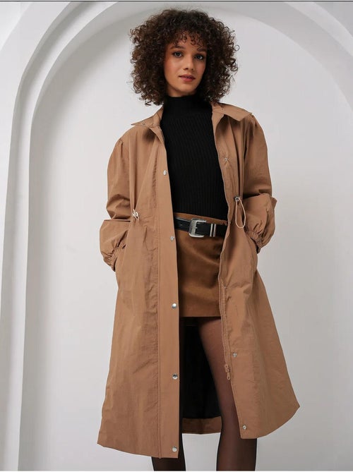 Gabardina larga forrada bdart - Kiabi Gabardina larga forrada bdart - Kiabi